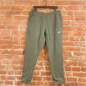 Olive green Nike joggers size XL